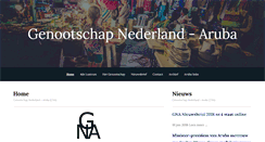 Desktop Screenshot of genootschapnederlandaruba.nl